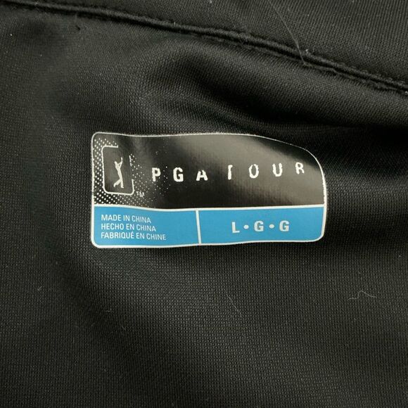 PGA Tour Unisex Vest  Black Full Zip size L - Picture 7 of 10